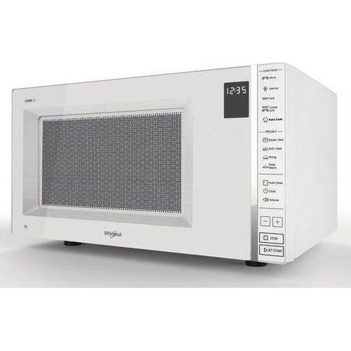 WHIRLPOOL MWP304W Freistehender Mikrowellengrill & Dampfgarer - COOK30 - Weiß - 30L