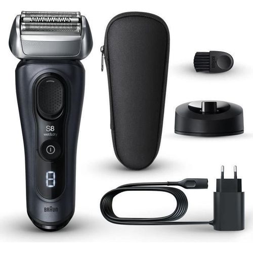Rasierer - BRAUN - SERIES 8 8513s - 4 Rasierelemente - Nass&Trocken - 60 Min. - Schwarz