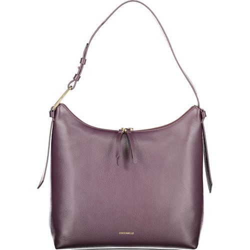 Elegante violette Damenhandtasche mit verstellbarem Gurt & Fächern