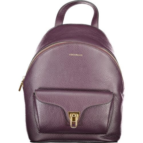 Stylischer Damenrucksack in Lila mit verstellbaren Gurten & Taschen