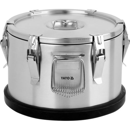 Thermobehälter, Speisewärmer für Essen, Edelstahl 10L