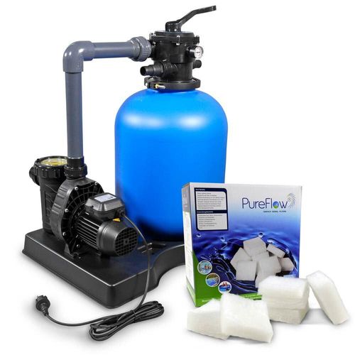 OKU Sandfilter Bali Premium 400 mit Aqua Plus 6 + PureFlow Filtermaterial