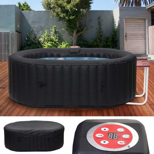 Whirlpool MCW-E32, 2 Personen In-/Outdoor heizbar aufblasbar inkl. Tisch 190x120cm FI-Schalter