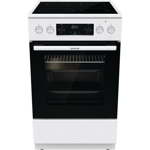 Gorenje GECS5C60WPA Elektroherd mit Glaskeramikfeld weiß 70L Multifunktion EEK:A