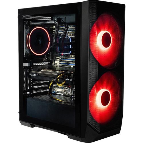 Gaming PC High End mit Intel Xeon 14-Kerne CPU mit Wasserkühlung | Nvidia GeForce RTX 3050 6 GB | 32 GB RAM | 512 GB NVMe M.2 SSD | Windows 11 Pro