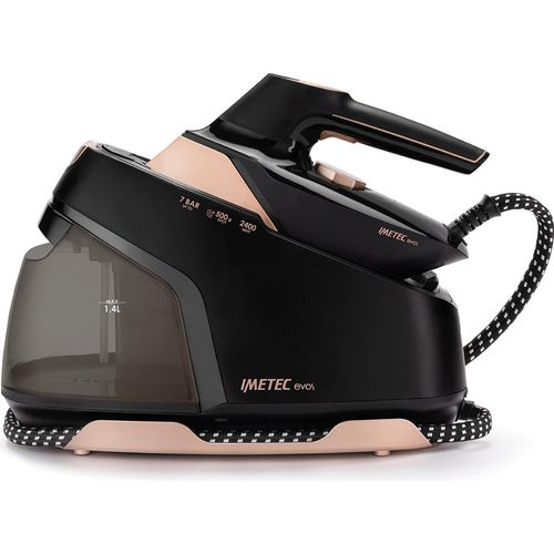 Imetec Evos 9034 Ferro da Stiro a Caldaia 2400W 7 bar 500g/min Nero Rose Gold