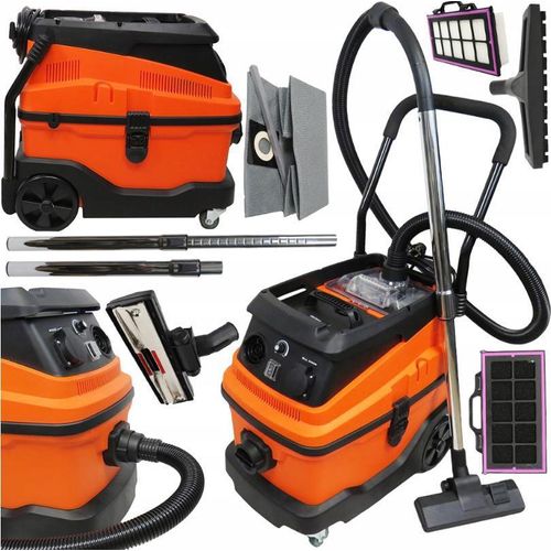 Kraft&Dele Industriestaubsauger 1600W – 30 l, Filter-Shake, Nass‑ & Trockensaugen, 18 kPa, mit Gebläsefunktion und HEPA‑Filter