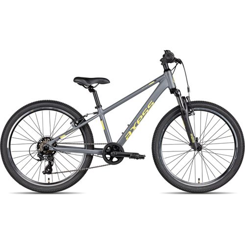 Axess Stipe 24 Kinder-Mountainbike ab 8 Jahren 24 Zoll Schwarz 30 cm