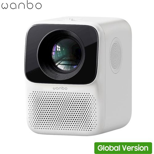 Globale Version Wanbo Smart Projector T2 MAX LCD-Projektor 1080P Vertikale Keystone-Korrektur HDM-Schnittstelle USB-Anschluss Tragbarer Mini-Heimkino-Projektor