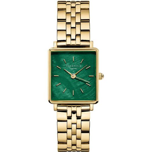 Rosefield BEGSG-Q050 - Boxy XS - Smaragdgold - Uhr