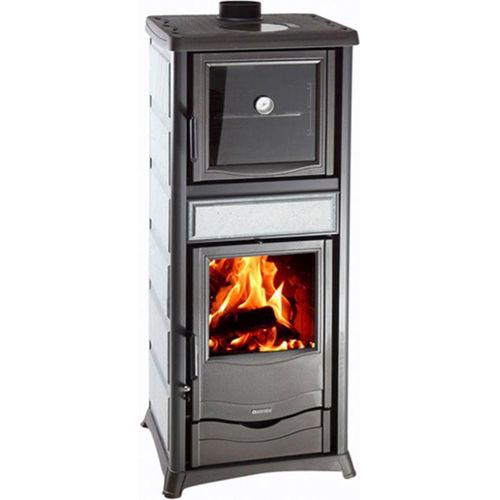 La Nordica Rossella Plus Forno Evo Naturstein-Holzherd mit Keramikglas