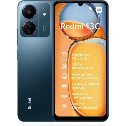 Xiaomi Redmi 13c - Mobiltelefon - 128 GB/4GB - Blau
