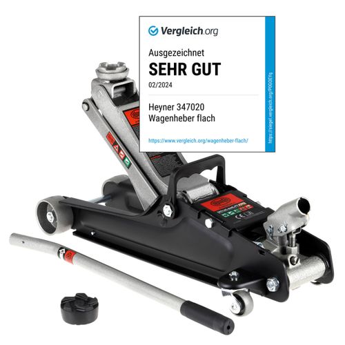 HEYNER® 347020 Rangierwagenheber Wagenheber hydraulisch extra flach 2,25 Tonnen