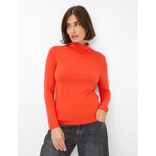 Brax Damen Shirt Style CARINA L mandarin, Orange, Gr. 46 Image