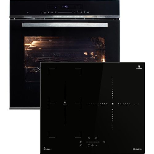 Backofen und Induktionskochfeld SET8017IND593SP