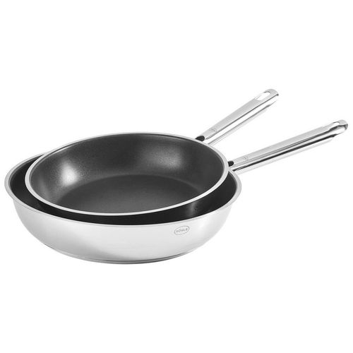 Rösle Pfannenset Elegance , Edelstahl , Metall , 2-teilig , rund , backofengeeignet , Kochen, Pfannen, Pfannensets