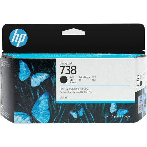 HP 738 (498N4A) schwarz Druckerpatrone