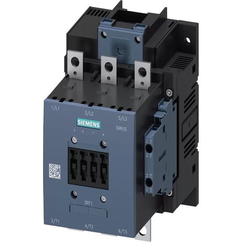 Siemens Schütz,AC-3e,115A/55kW/400V,3-polig,AC/DC220-240V,2S+2Ö,Anschlussschiene/Schr... 3RT10546AP36