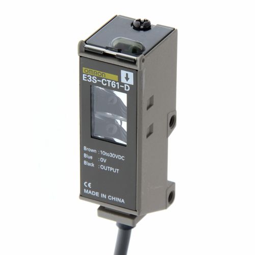 Omron E3S-CT61-D 5M Fotoschalter, Einweglichtschranke (Empfänger), RW 30m, Zink-Spritz