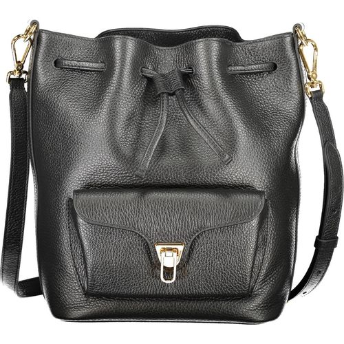 Zeitlose Eleganz: Schwarze Beuteltasche mit vielseitigem Gurt