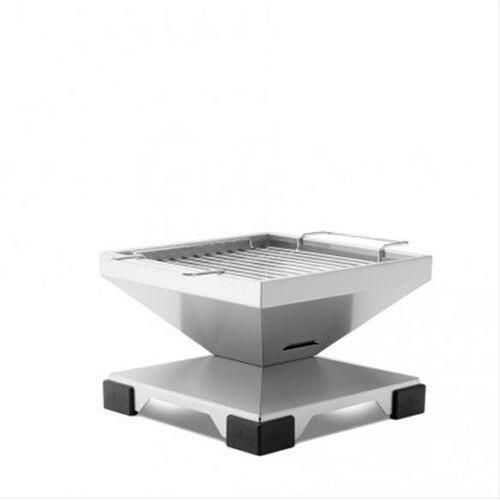 THÜROS Holzkohlegrill Tischgrill T 1 30x30 cm Edelstahl