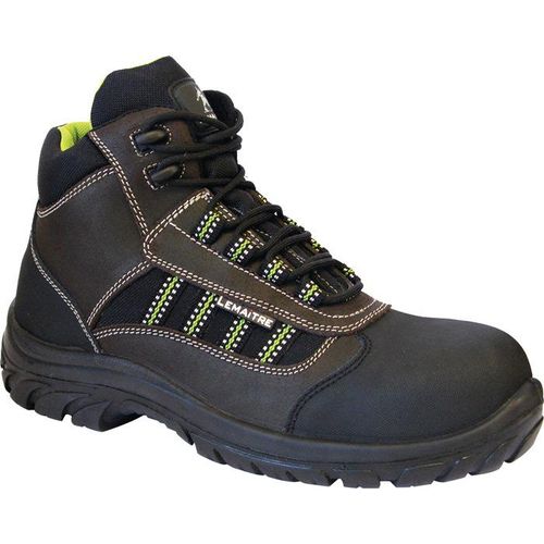 Sicherheitsstiefel Danube Gr.47 schwarz/braun Leder/Textileins. S3 SRC EN20345
