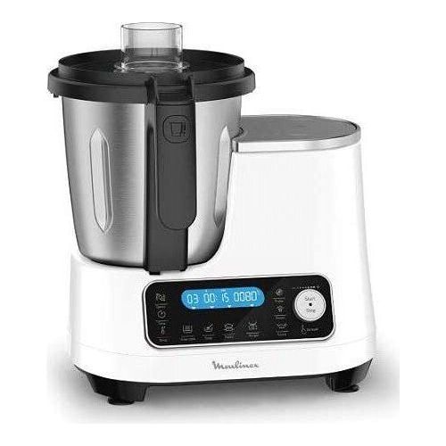 Moulinex HF4521, 3,6 l, Dessert, Sauce, Suppe, Dampf, China, Schwarz, Weiß, Berührung, Edelstahl