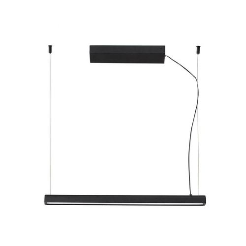Hängelampe schwarz mit Oberflächenrosette VICO 61101