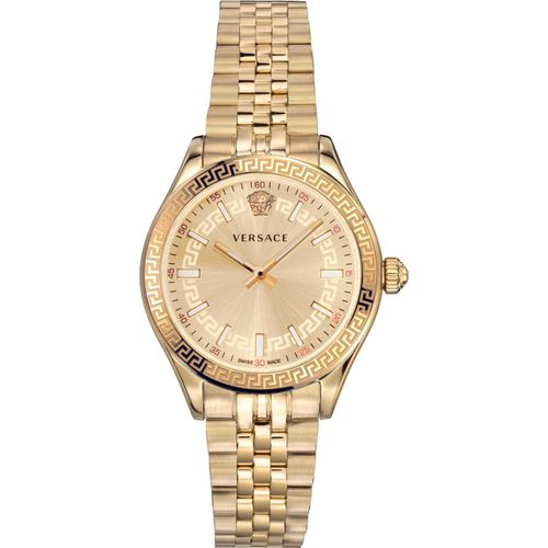 Versace VEHU00720 Hellenyium Lady gold champagner Edelstahl Damen Uhr NEU