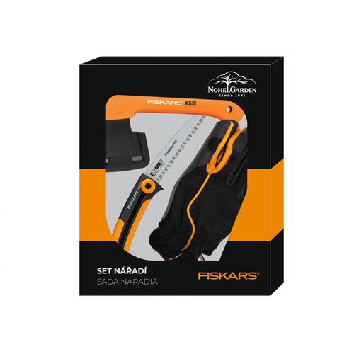 Fiskars Geschenkset Outdoor Saw Xtract + Axt X5 + Handschuhe 10761