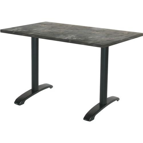 Tisch 160 x 80 cm – Bazila-Metallic-Stein