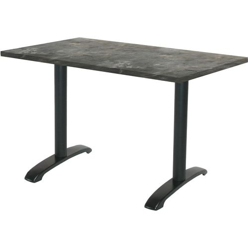 Tisch 120 x 70 cm – Bazila-Metallic-Stein