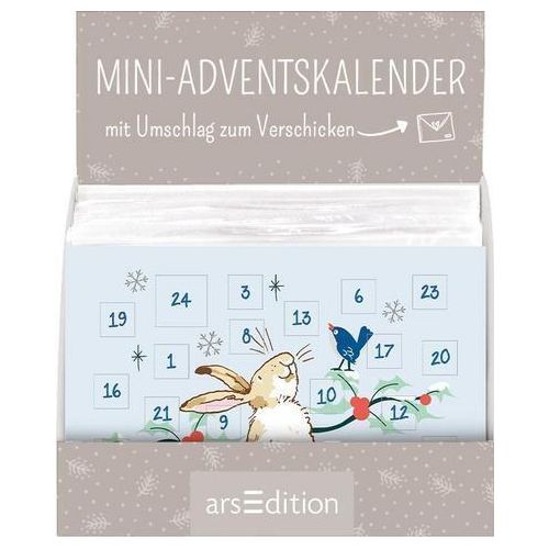 Display Mini-Adventskalender mit Umschlag zum Verschicken Weißt du eigentlich, wie lieb ich dich hab?
