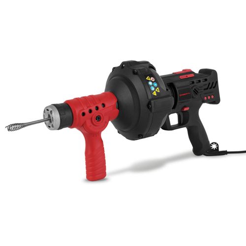 EBERTH Rohrreiniger Rohrreinigungsmaschine Rohrreinigungsgerät Elektrisch 300W 7,6m Spirale, Vor- und Rückwärtsgang, 560 U/min, 11mm Spiraldurchmesser