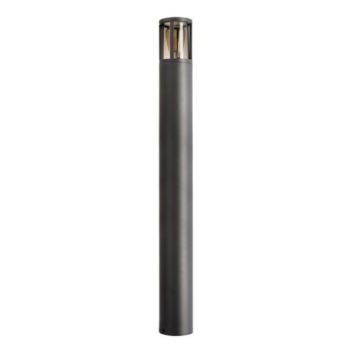 Deko Light Facado II Wegeleuchte 100cm rund dunkelgrau getönt IP65 E27 Modern
