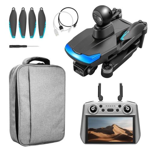 GOLDSTERN-TECH RC-Quadrocopter S185 – GPS Drohne mit 4K Fotos, 2.7K Video, 3-Achsen-Gimbal, 56 Min. Flugzeit & 5 km Reichweite