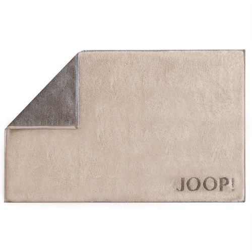 Joop! Badematte Classic Doubleface, Graphit, Sand, Textil, Uni, rechteckig, 50x80 cm, Made in Germany, Oeko-Tex® Standard 100, für Fußbodenheizung geeignet, beidseitig verwendbar, schadstoffgeprüft, Badtextilien, Badematten