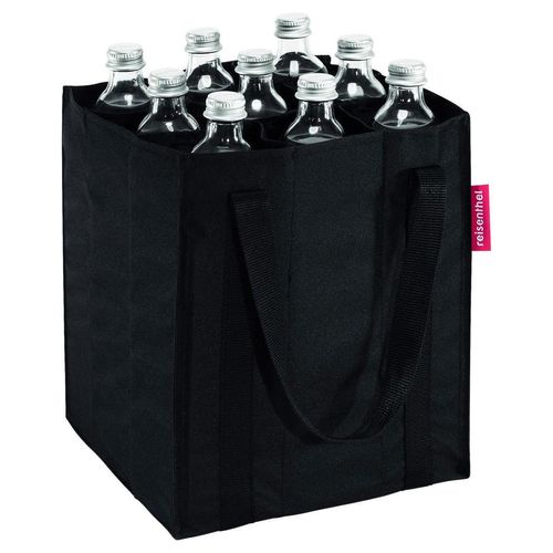 Reisenthel Bottle , Schwarz , Textil , Uni , 24x28x24 cm , faltbar , Freizeit, Koffer & Taschen, Einkaufstaschen