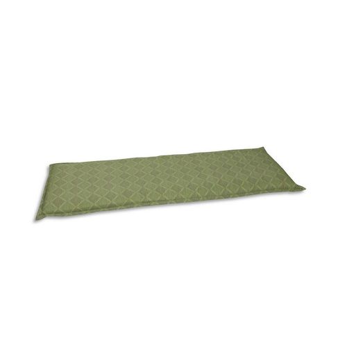 Xxxl Bankauflage , Grün , Textil , Raute , Füllung: Schaumstoff, Vlies , 146x6x48 cm , Oeko-Tex® Standard 100 , pflegeleicht , Outdoor-Kissen,