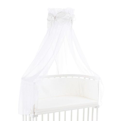 Babybay Himmel , Weiß , Textil , Stern , 135x0.1x200 cm , Schlafen, Babybett-Ausstattung, Babybettwäsche