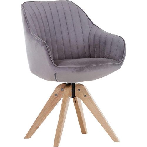 Armlehnstuhl , Schlamm , Textil , Eiche , massiv , eckig , 60x83x65 cm , Stoffauswahl, Sitzfläche 360° drehbar , Esszimmer, Stühle, Esszimmerstühle,