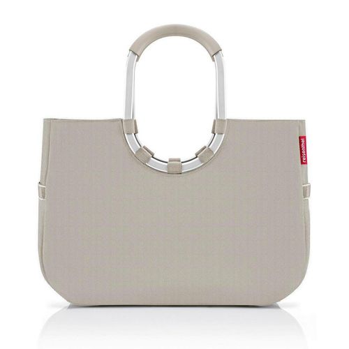 Reisenthel Einkaufskorb Herringbone Sand , Beige , Textil , 25 L , bauchig , 46x34.5x25 cm , nachhaltig , Freizeit, Koffer & Taschen, Einkaufskörbe