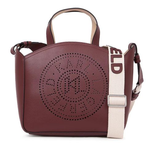 Karl Lagerfeld Shopper - K/CIRCLE KLEINE TOTE-BAG MIT LOCHMUSTER - Gr. unisize - in Rot - für Damen Image