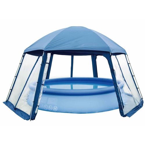 Blue Bay Poolzelt Typ I Blau 433 x 500 x 250 cm