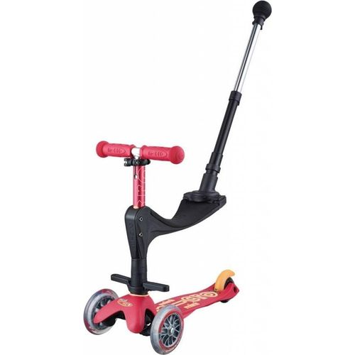Micro Kinderroller Mini Micro 3in1 Deluxe Push Ruby Pink verstellbar