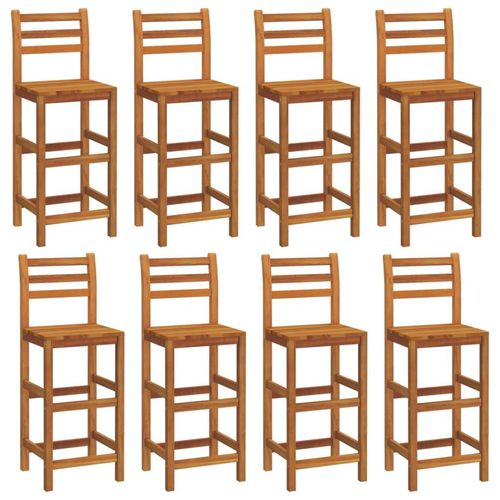 vidaXL Barhocker 8 Stk. Massivholz Akazie