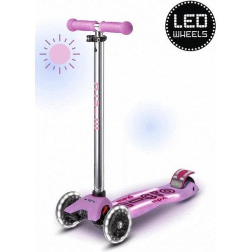 Micro Maxi Micro Scooter Glow+ LED Lila - leuchtender Kinderroller