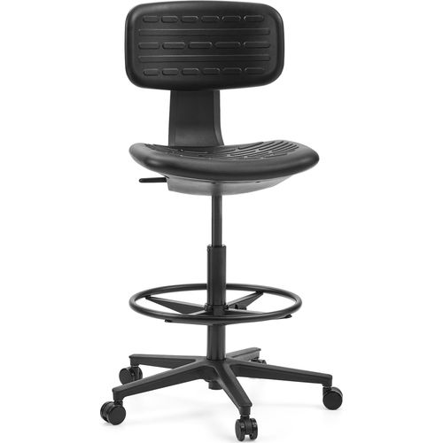 hjh OFFICE Counterstuhl TOP WORK B Arbeitsstuhl ohne Armlehnen Kunstleder