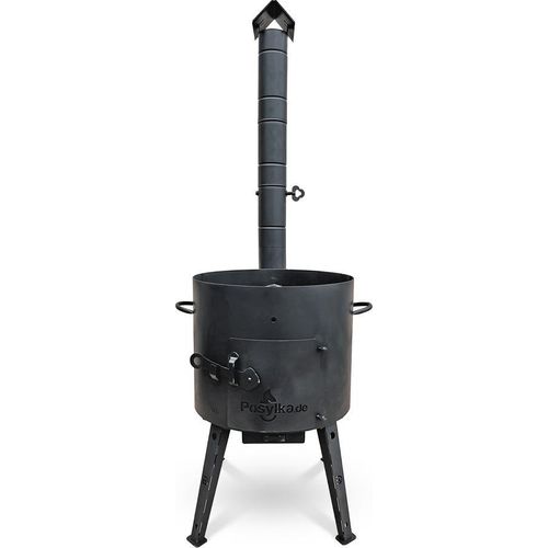 Feuerofen - KazanoFF mit abnehmbarem Ofenrohr, für Kasan 12 Liter, Ø 40 cm