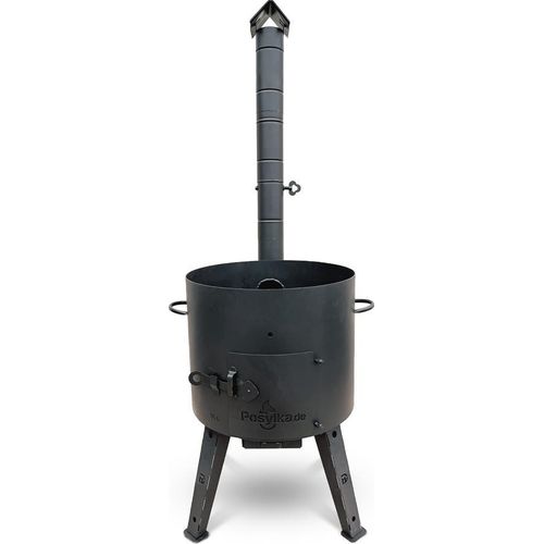 Feuerofen - KazanoFF mit abnehmbarem Ofenrohr, für Kasan 16 Liter, Ø 44 cm